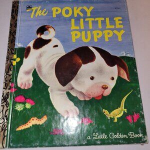 Vintage Little Golden Books The Poky Little Puppy 1970